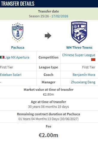 杏彩体育-德转:武汉三镇新援卡迪斯的转会费为200万欧